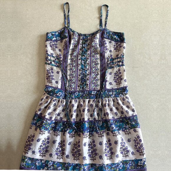 RARE Rebecca Taylor Floral SS 2009 Silk Dress ASO Mitchie Torres (Demi Lovato) - Picture 5 of 12